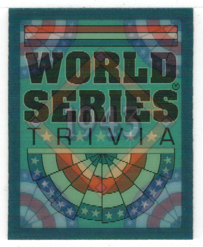 Payback Time - 1943 World Series (MLB Baseball Card) 1991 Score Magic Motion # 34 Mint