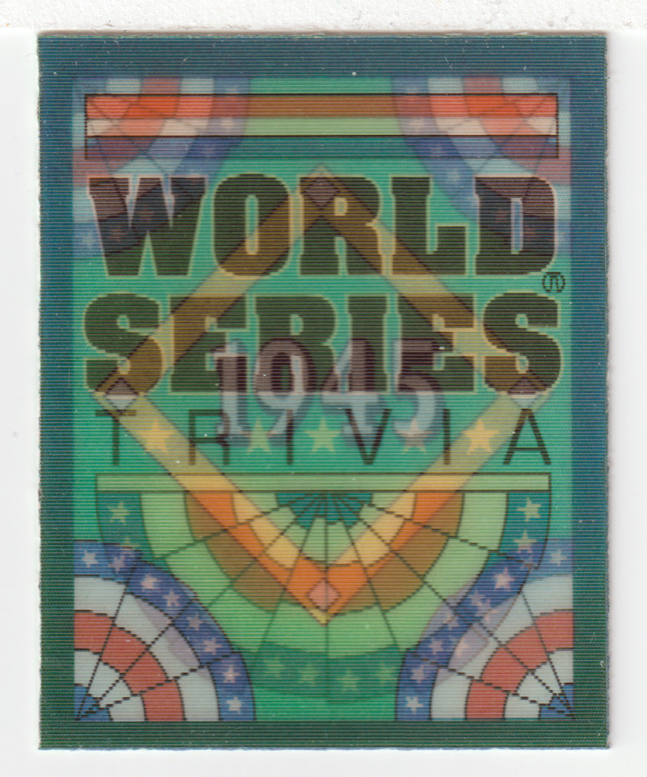 Two Aces Split - 1945 World Series (MLB Baseball Card) 1991 Score Magic Motion # 36 Mint