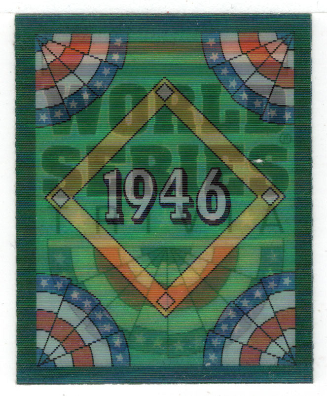 Enos Scores, Cat Wins - 1946 World Series (MLB Baseball Card) 1991 Score Magic Motion # 37 Mint