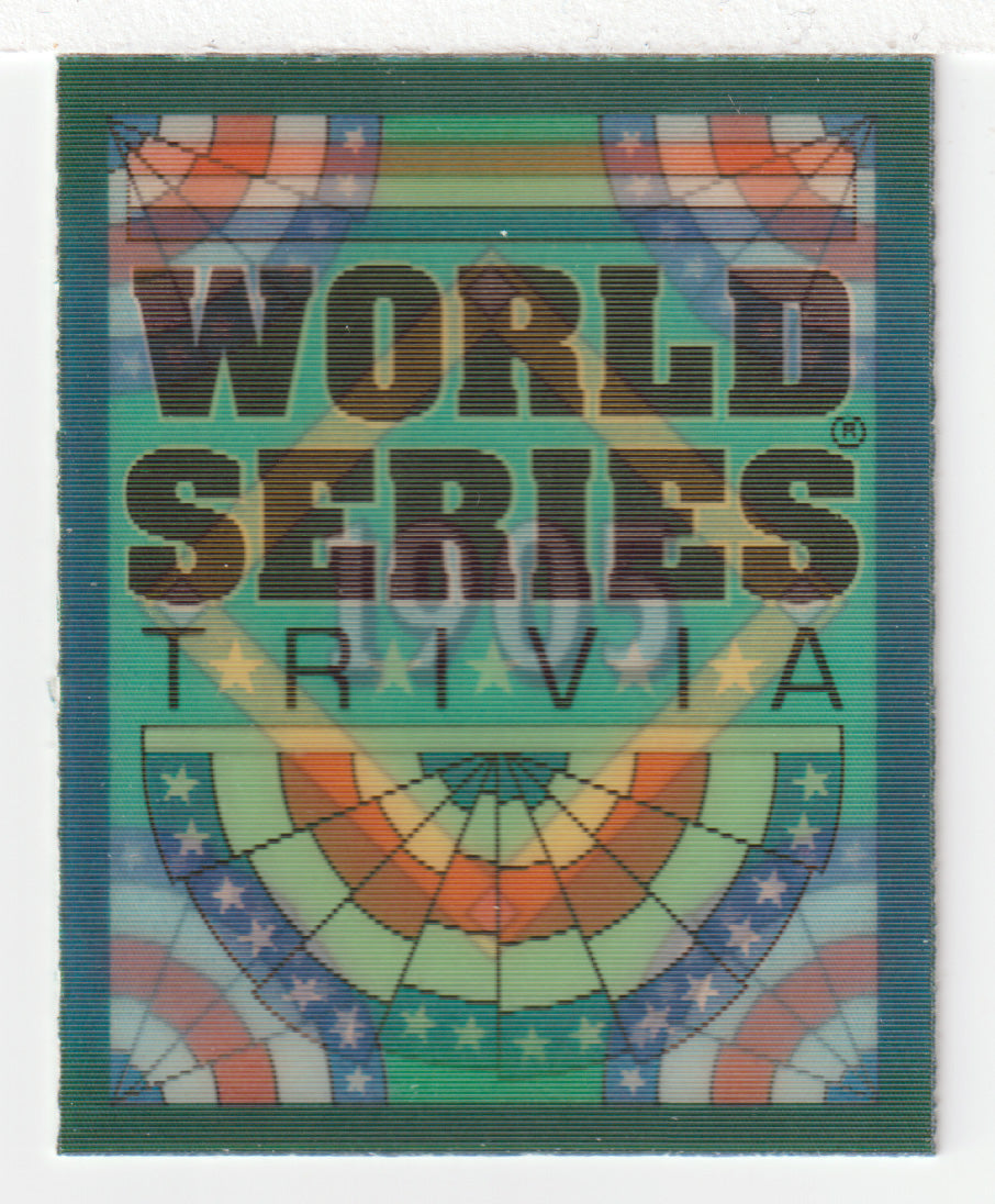 Christy Creams 'Em - 1905 World Series (MLB Baseball Card) 1991 Score Magic Motion # 40 Mint