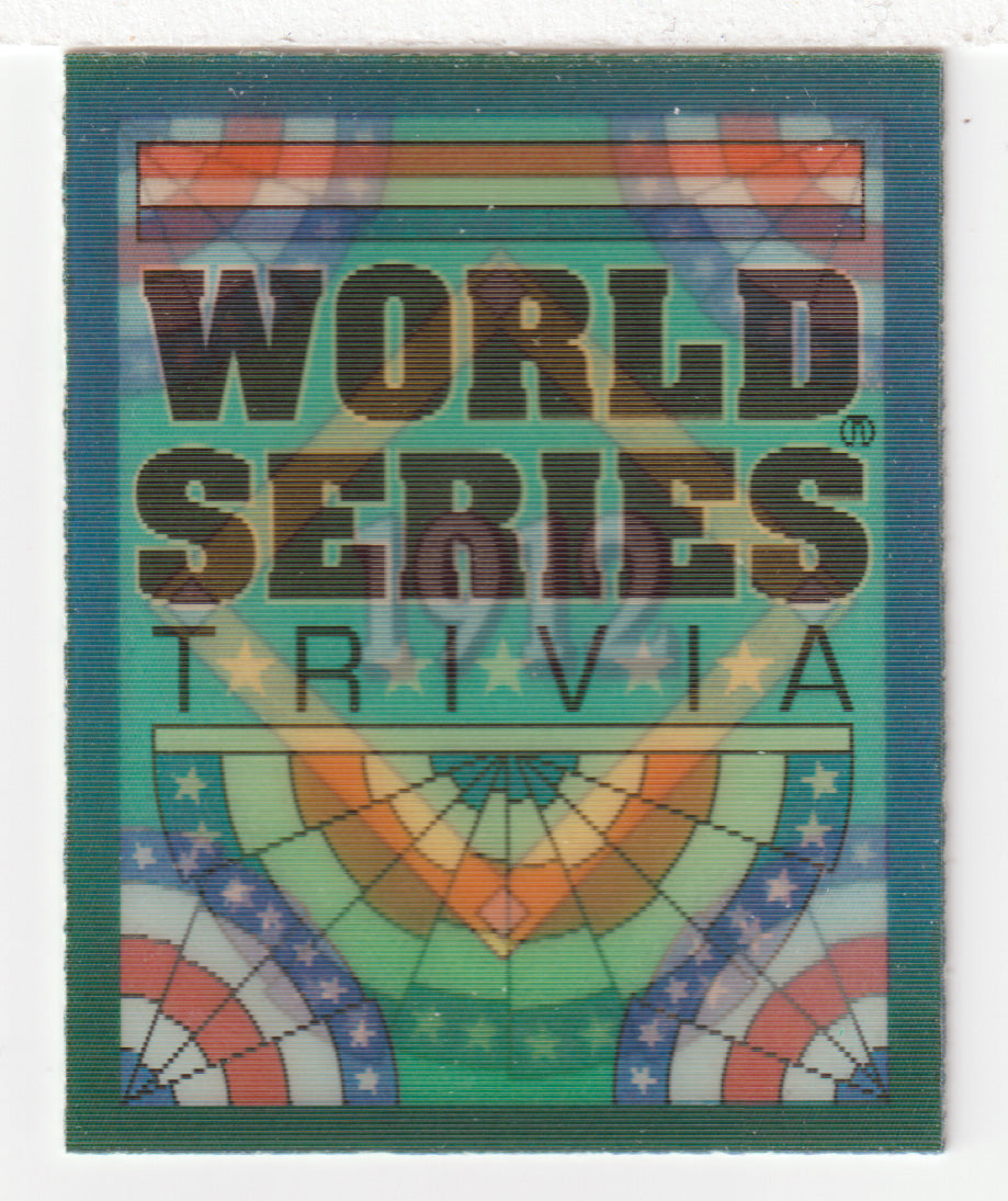 Smokey Fires - 1912 World Series (MLB Baseball Card) 1991 Score Magic Motion # 45 Mint