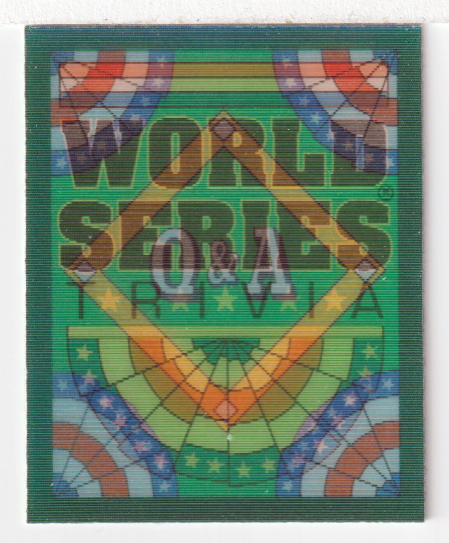 Q&A Card # 5 World Series (MLB Baseball Card) 1991 Score Magic Motion # 61 Mint