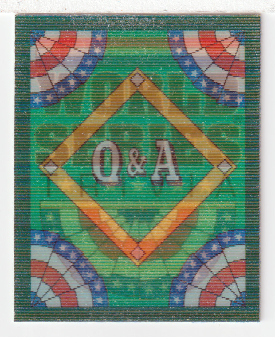 Q&A Card # 16 World Series (MLB Baseball Card) 1991 Score Magic Motion # 72 Mint