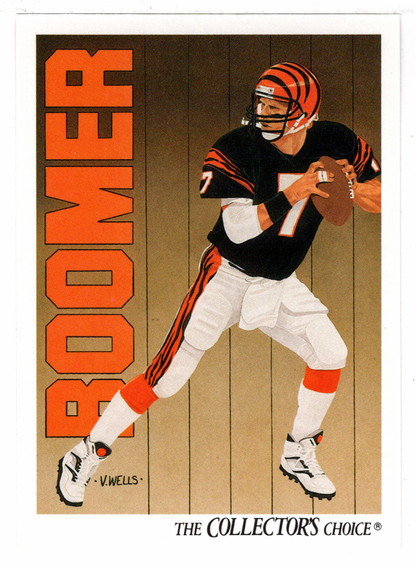 Boomer Esiason - Cincinnati Bengals - Team Checklist (NFL Football Card) 1991 Upper Deck # 73 Mint