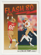 Jerry Rice - San Francisco 49ers - Team Checklist (NFL Football Card) 1991 Upper Deck # 86 Mint