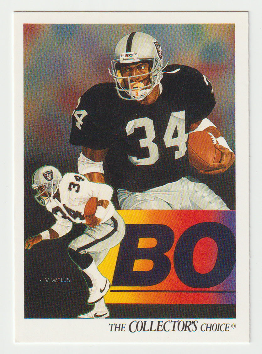 Bo Jackson - Los Angeles Raiders - Team Checklist (NFL Football Card) 1991 Upper Deck # 93 Mint