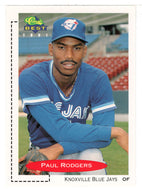 Paul Rodgers - Knoxville Blue Jays (MLB - Minor League Baseball Card) 1991 Classic Best # 3 Mint
