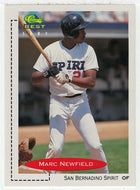 Marc Newfield - San Bernardino Spirit (MLB - Minor League Baseball Card) 1991 Classic Best # 4 Mint