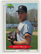 Marty Willis - London Tigers (MLB - Minor League Baseball Card) 1991 Classic Best # 6 Mint