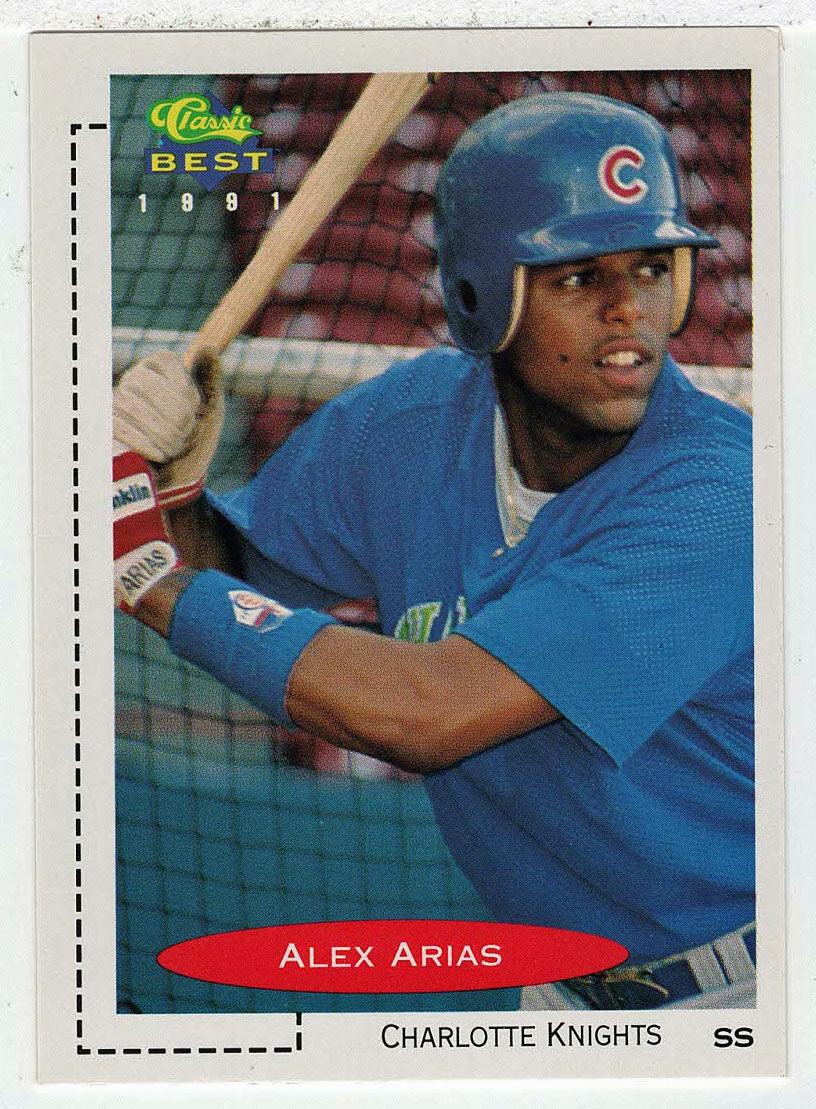 Alex Arias - Charlotte Knights (MLB - Minor League Baseball Card) 1991 Classic Best # 10 Mint