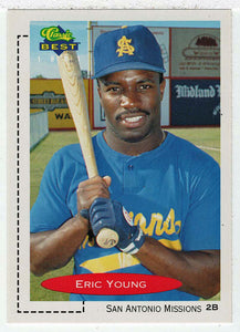 Eric Young - San Antonio Missions (MLB - Minor League Baseball Card) 1991 Classic Best # 11 Mint