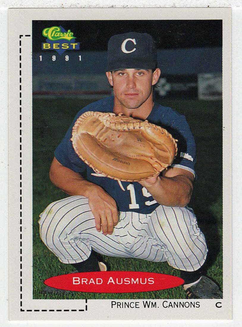 Brad Ausmus - Prince William Cannons (MLB - Minor League Baseball Card) 1991 Classic Best # 17 Mint