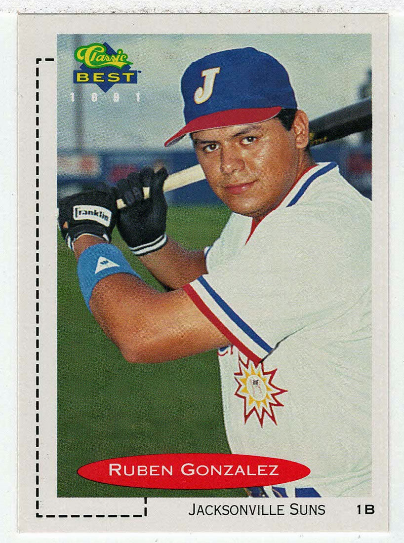Ruben Gonzalez - Jacksonville Suns (MLB - Minor League Baseball Card) 1991 Classic Best # 28 Mint