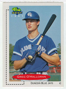 Greg O'Halloran - Dunedin Blue Jays (MLB - Minor League Baseball Card) 1991 Classic Best # 30 Mint