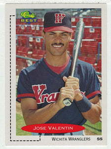 Jose Valentin	- Wichita Wranglers (MLB - Minor League Baseball Card) 1991 Classic Best # 33 Mint