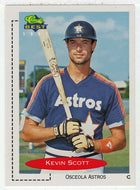 Kevin Scott - Osceola Astros (MLB - Minor League Baseball Card) 1991 Classic Best # 37 Mint