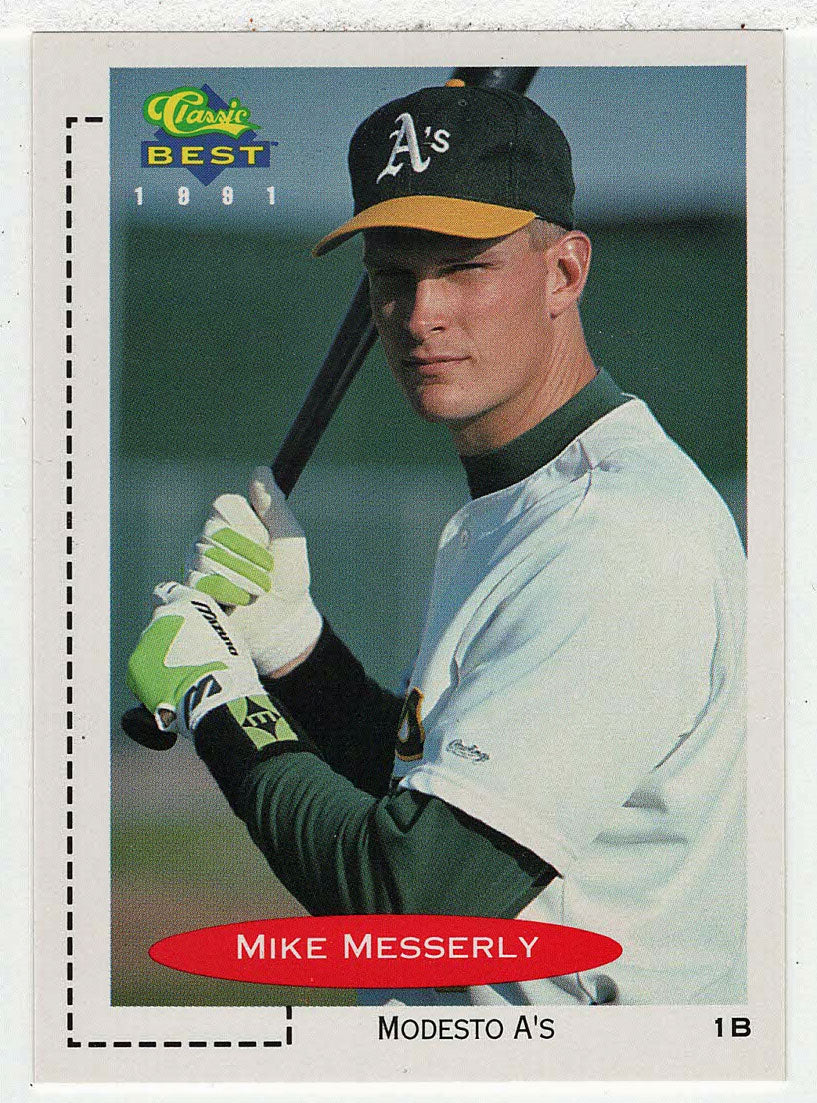 Mike Messerly - Modesto A's (MLB - Minor League Baseball Card) 1991 Classic Best # 44 Mint