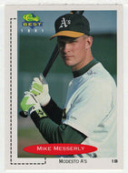Mike Messerly - Modesto A's (MLB - Minor League Baseball Card) 1991 Classic Best # 44 Mint
