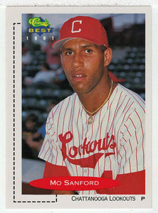 Mo Sanford - Chattanooga Lookouts (MLB - Minor League Baseball Card) 1991 Classic Best # 47 Mint