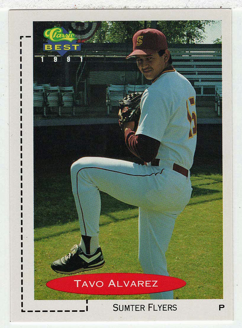 Tavo Alvarez - Sumter Flyers (MLB - Minor League Baseball Card) 1991 Classic Best # 48 Mint
