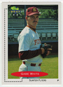 Gabe White - Sumter Flyers (MLB - Minor League Baseball Card) 1991 Classic Best # 61 Mint