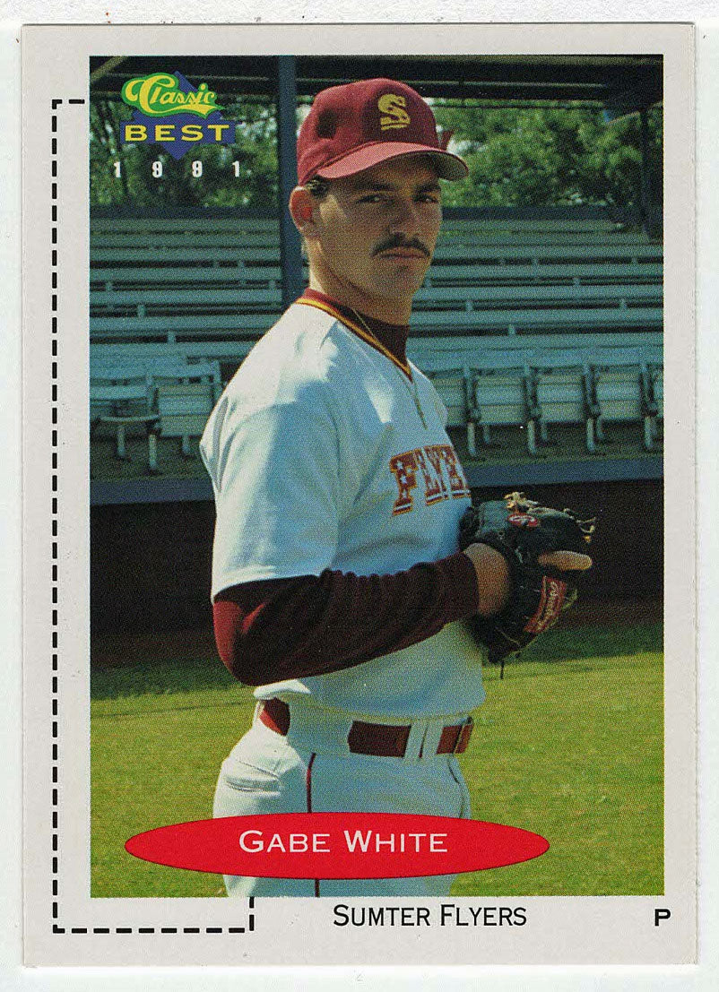 Gabe White - Sumter Flyers (MLB - Minor League Baseball Card) 1991 Classic Best # 61 Mint