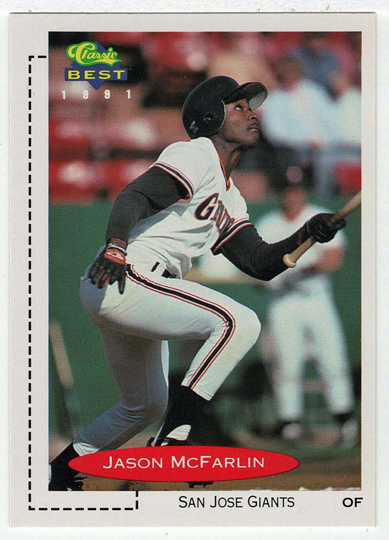 Jason McFarlin - San Jose Giants (MLB - Minor League Baseball Card) 1991 Classic Best # 70 Mint