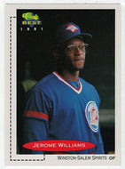 Jerrone Williams - Winston-Salem Spirits (MLB - Minor League Baseball Card) 1991 Classic Best # 75 Mint