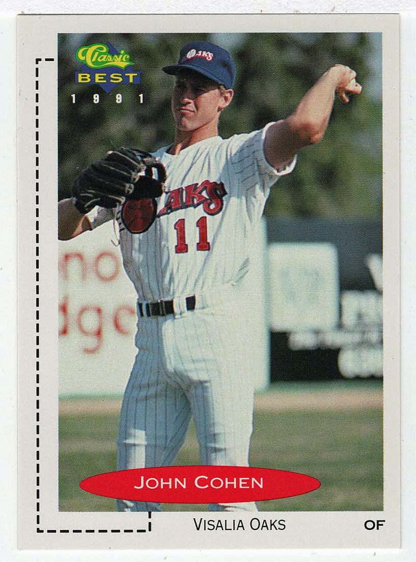 John Cohen - Visalia Oaks (MLB - Minor League Baseball Card) 1991 Classic Best # 78 Mint