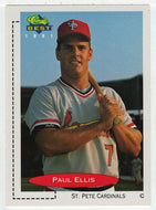 Paul Ellis - St. Petersburg Cardinals (MLB - Minor League Baseball Card) 1991 Classic Best # 81 Mint