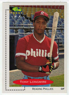 Tony Longmire - Reading Phillies (MLB - Minor League Baseball Card) 1991 Classic Best # 98 Mint
