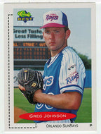 Greg Johnson - Orlando Sun Rays (MLB - Minor League Baseball Card) 1991 Classic Best # 105 Mint