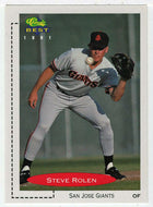Steve Rolen - San Jose Giants (MLB - Minor League Baseball Card) 1991 Classic Best # 112 Mint