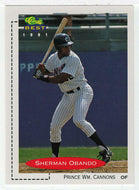 Sherman Obando - Prince William Cannons (MLB - Minor League Baseball Card) 1991 Classic Best # 116 Mint
