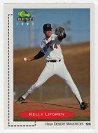 Kelly Lifgren - High Desert Mavericks (MLB - Minor League Baseball Card) 1991 Classic Best # 120 Mint