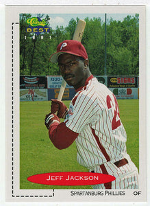 Jeff Jackson - Spartanburg Phillies (MLB - Minor League Baseball Card) 1991 Classic Best # 125 Mint