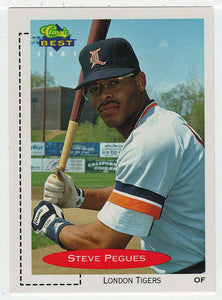 Steve Pegues - London Tigers (MLB - Minor League Baseball Card) 1991 Classic Best # 126 Mint