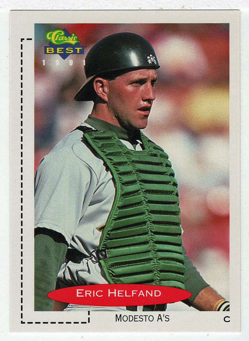 Eric Helfand - Modesto A's (MLB - Minor League Baseball Card) 1991 Classic Best # 128 Mint
