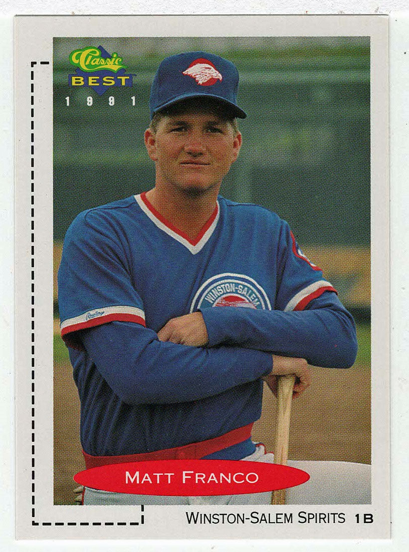 Matt Franco - Winston-Salem Spirits (MLB - Minor League Baseball Card) 1991 Classic Best # 134 Mint