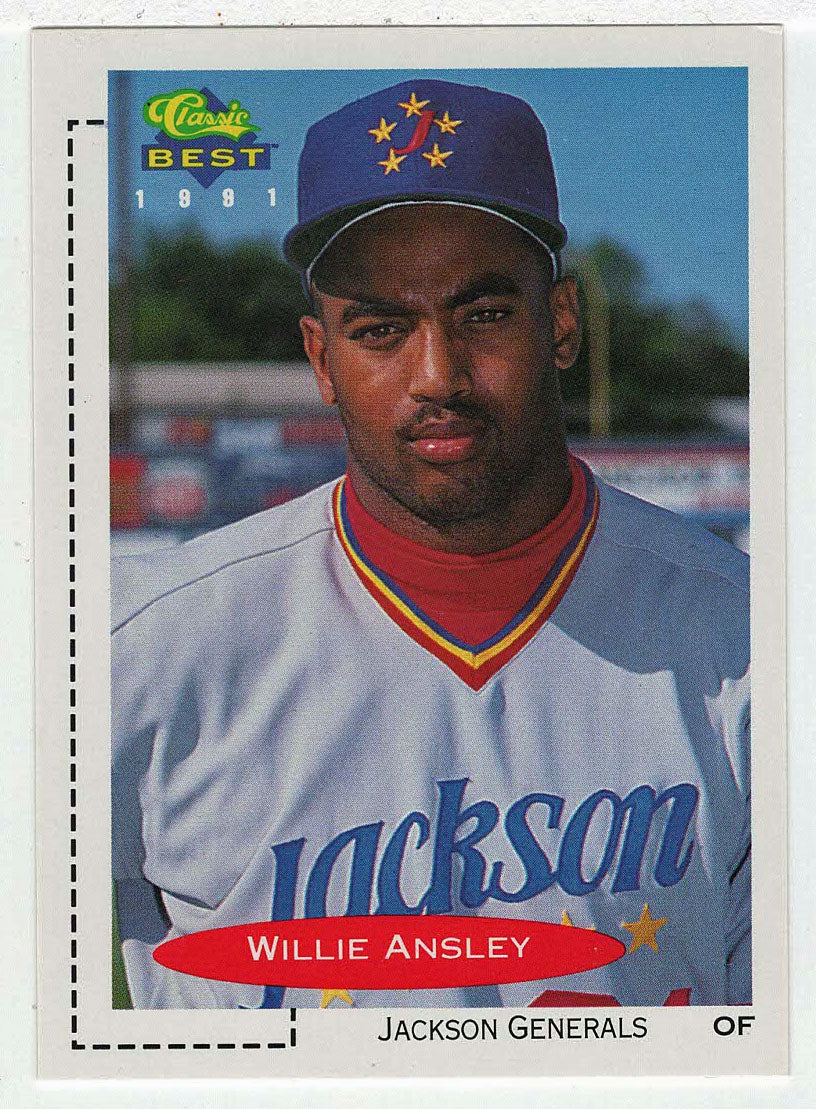 Willie Ansley - Jackson Generals (MLB - Minor League Baseball Card) 1991 Classic Best # 135 Mint