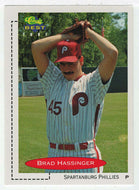 Brad Hassinger - Spartanburg Phillies (MLB - Minor League Baseball Card) 1991 Classic Best # 140 Mint