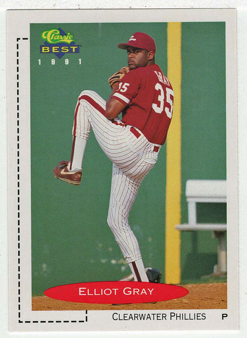 Elliott Gray - Clearwater Phillies (MLB - Minor League Baseball Card) 1991 Classic Best # 141 Mint
