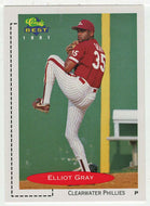 Elliott Gray - Clearwater Phillies (MLB - Minor League Baseball Card) 1991 Classic Best # 141 Mint