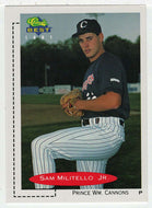 Sam Militello Jr. - Prince William Cannons (MLB - Minor League Baseball Card) 1991 Classic Best # 150 Mint