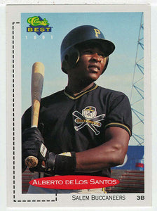 Alberto De Los Santos - Salem Buccaneers (MLB - Minor League Baseball Card) 1991 Classic Best # 152 Mint