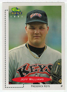 Jeff Williams - Frederick Keys (MLB - Minor League Baseball Card) 1991 Classic Best # 164 Mint