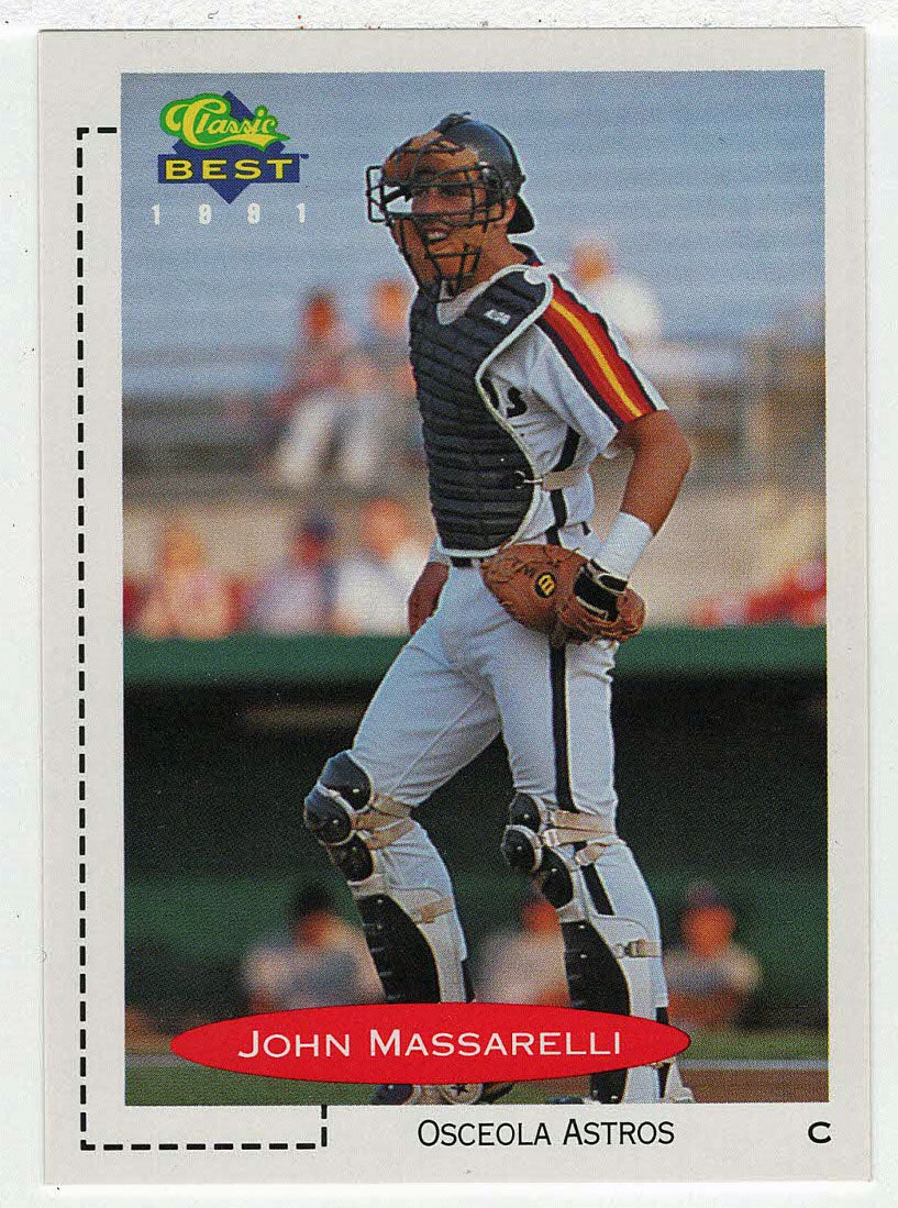 John Massarelli - Osceola Astros (MLB - Minor League Baseball Card) 1991 Classic Best # 165 Mint