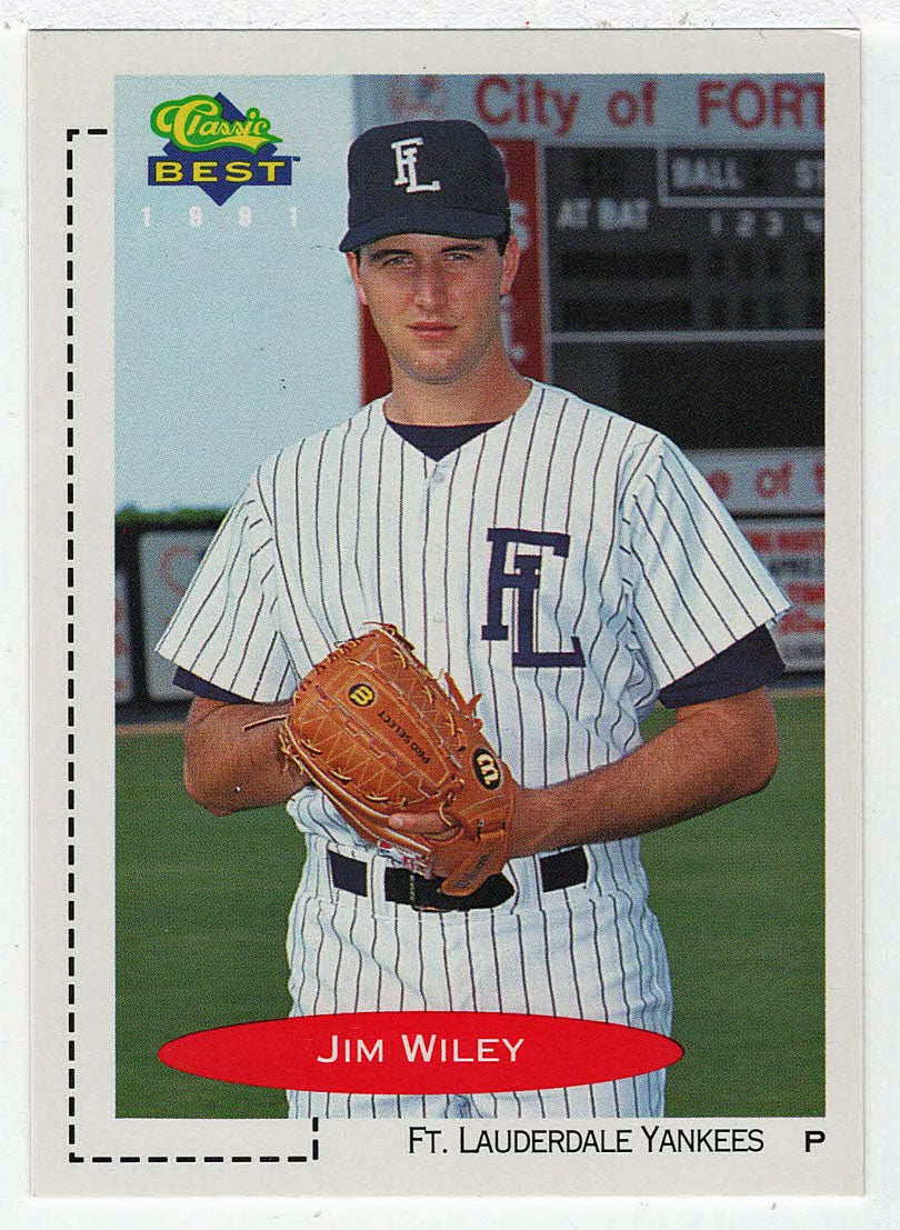 Jim Wiley - Fort Lauderdale Yankees (MLB - Minor League Baseball Card) 1991 Classic Best # 167 Mint