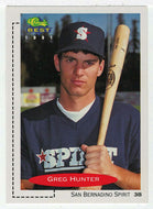 Greg Hunter - San Bernardino Spirit (MLB - Minor League Baseball Card) 1991 Classic Best # 178 Mint