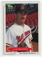 Luis Galindez - High Desert Mavericks (MLB - Minor League Baseball Card) 1991 Classic Best # 179 Mint